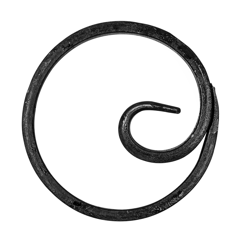 Forged decorative wheel D120 mm 12x6 mm
