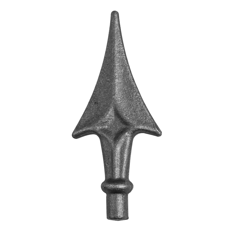 Forged steel arrowhead D16 mm H155 x L65 mm