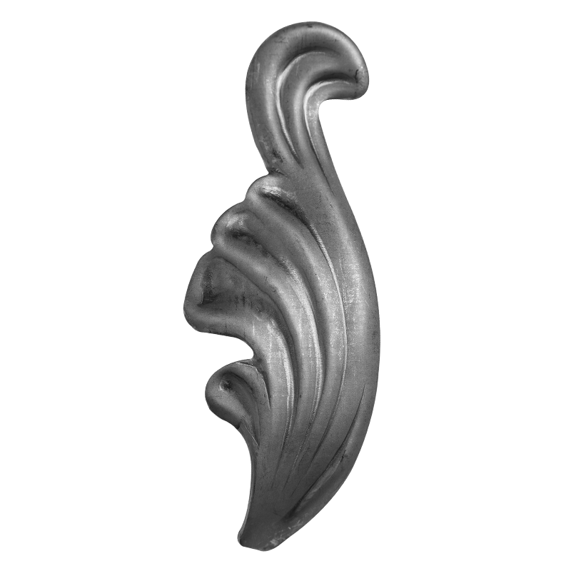 Decorative steel leaf 2 mm H185 x L69 mm ( Right )
