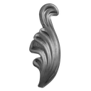 [K51.060] Dekoratīvā Lapiņa ( labā ) 2 mm H185 x L69 mm
