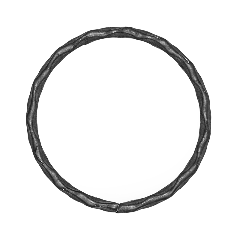 Кованое кольцо 12x6 mm D100