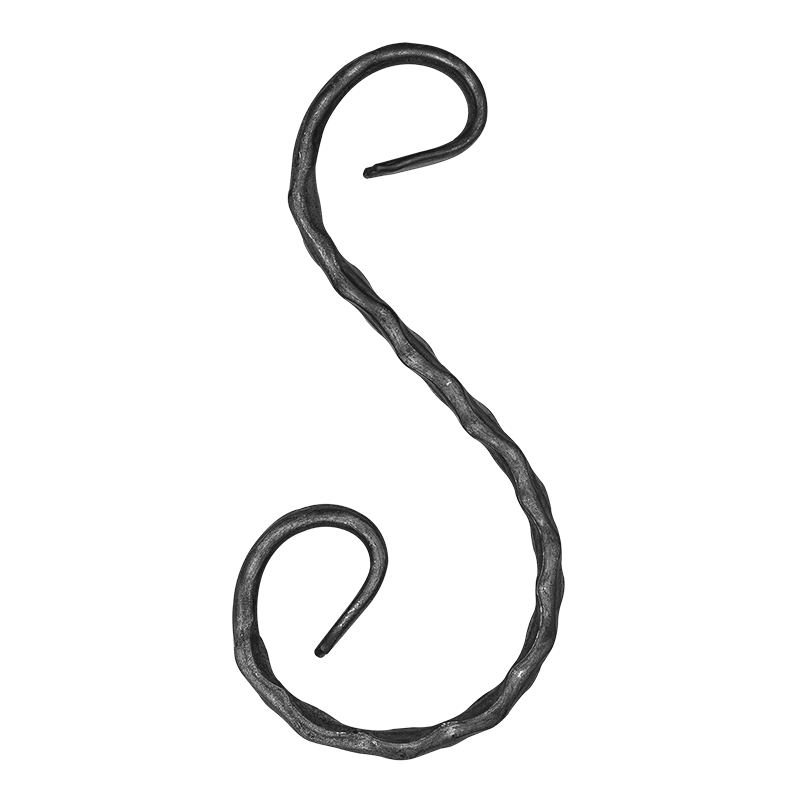 Forged steel element - type S 12x6 mm H270 x L110 mm