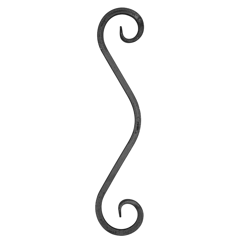 S formas Velmējums 12x12 mm H450 x L90 mm