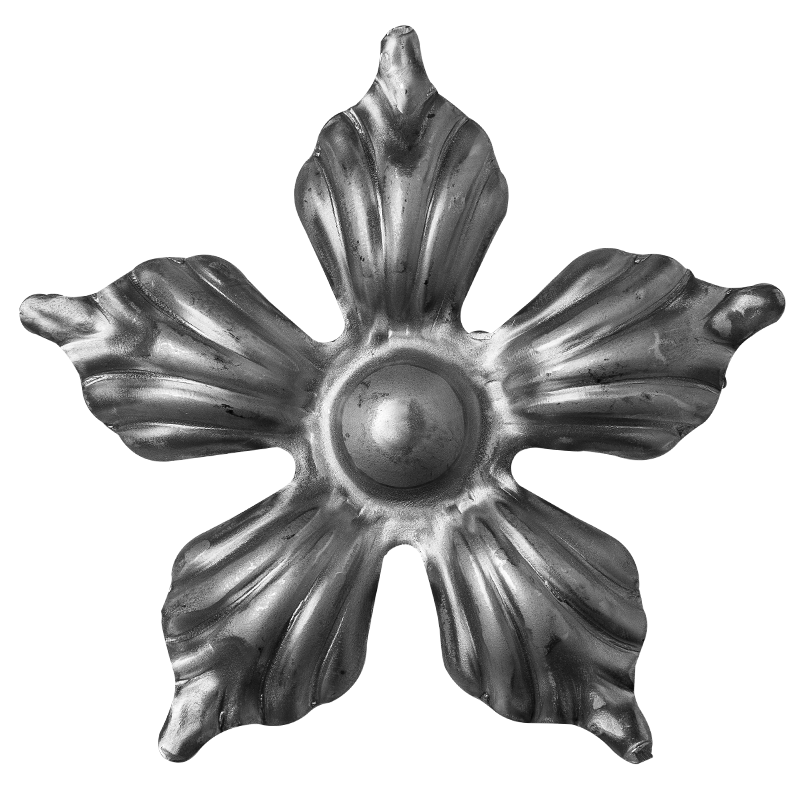 Decorative steel flower  D100 x 2 mm