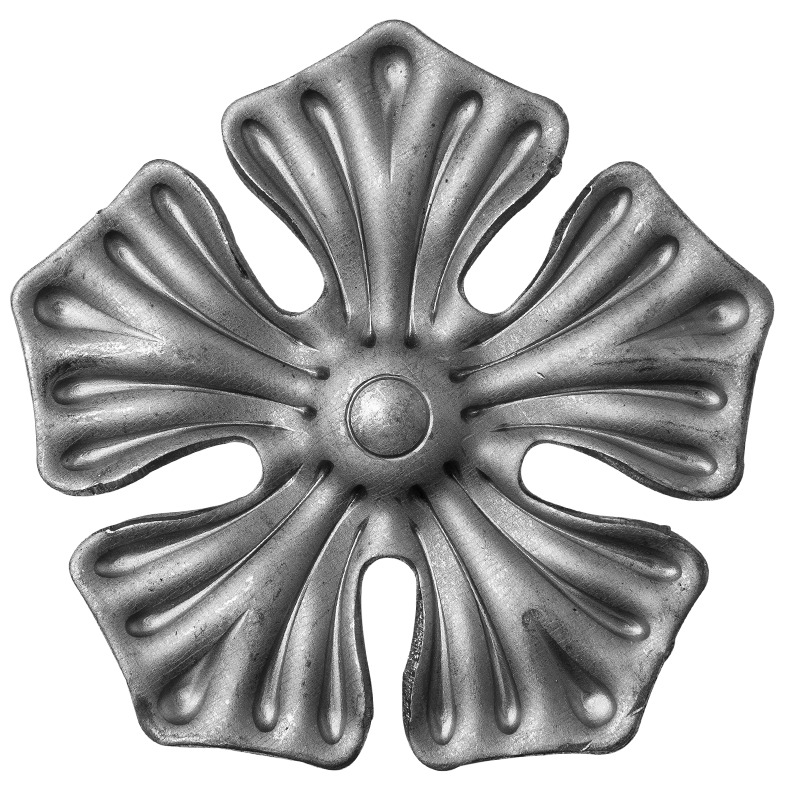 Decorative steel flower  D85 x 2 mm