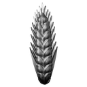 [K50.195] Dekoratīvā Lapiņa H210 x L75 mm