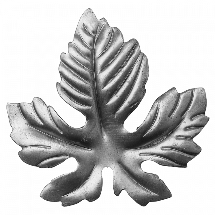 Decorative steel leaf 1,5 mm H105 x L100 mm