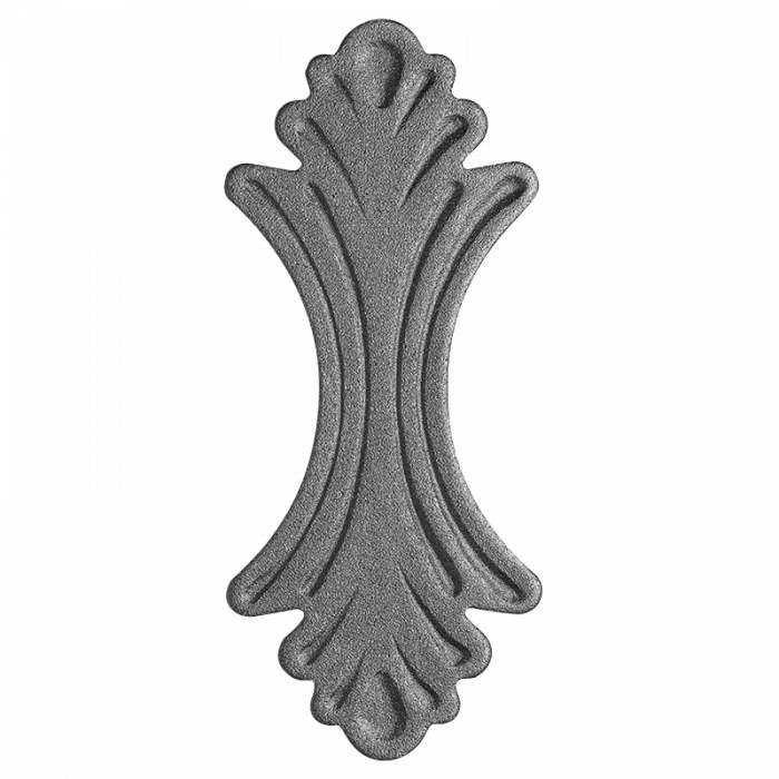 Dekoratīva pēda 4 mm H200 x L85 mm