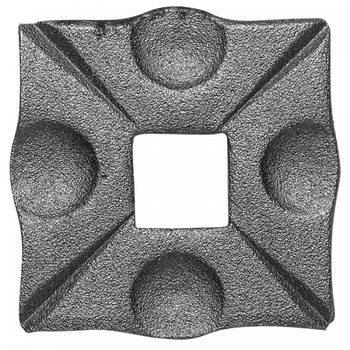 Dekoratīva pēda 6 mm H70 x L70 mm