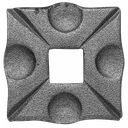 [K44.004] Nosegplāksne 6 mm H70 x L70 mm