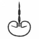 [K10.226] C formas Velmējums 12x6 mm H180 x L120 mm