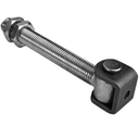 Adjustable hinge, for wood or steel column