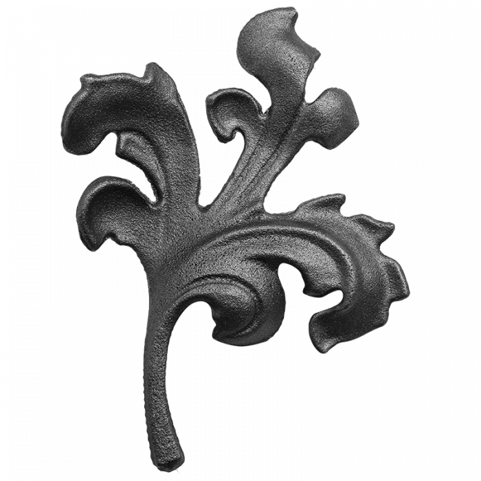 Dekoratīvā lapiņa ( labā ) 4 mm H155 x L140 mm 