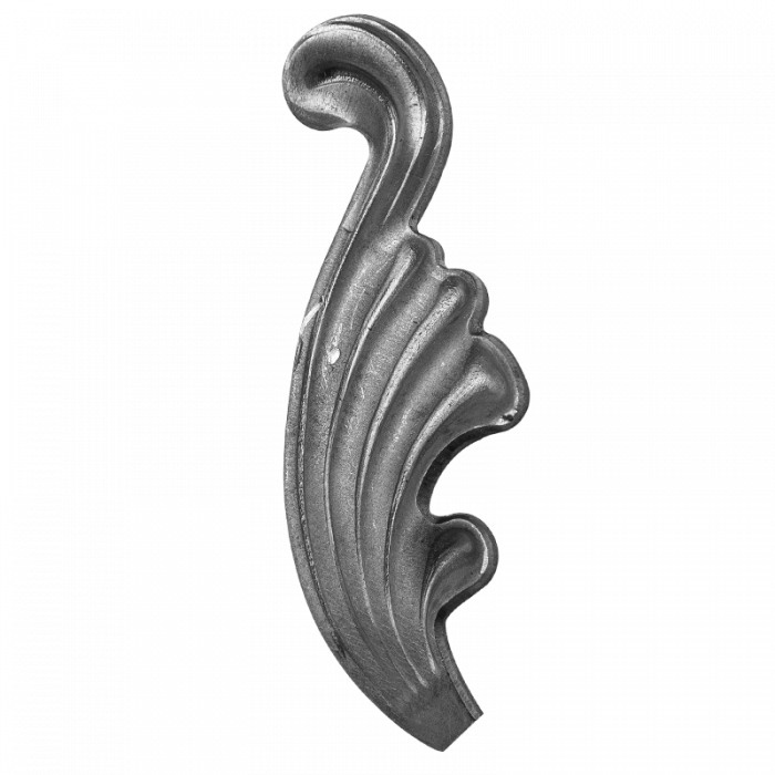 Dekoratīvā lapiņa ( kreisā ) 2 mm H90 x L30 mm 