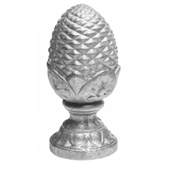 Cast iron forged cone D100mm H210xL110mm