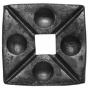 [K44.001] Nosegplāksne 12x12mm, 50x50x6mm