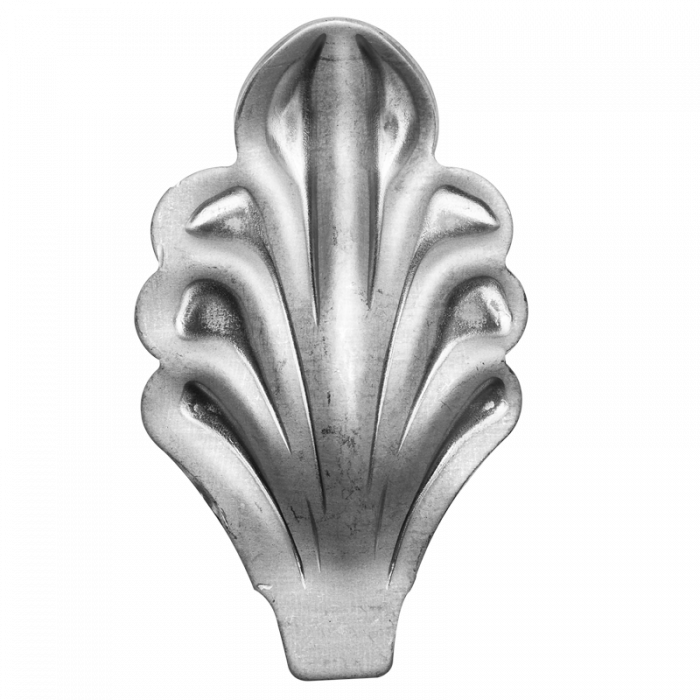 Dekoratīvā lapiņa  2 mm H88 x L48 mm