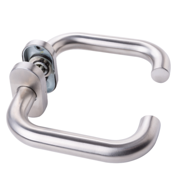 Door handle in stainless steel