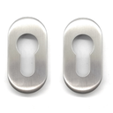 Door handle cover D63x32 mm, AISI 304