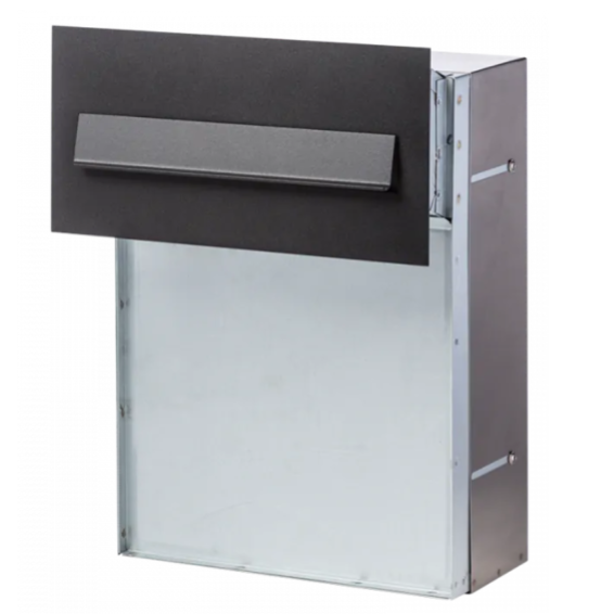 Mailbox with drawer PM PN 620, black