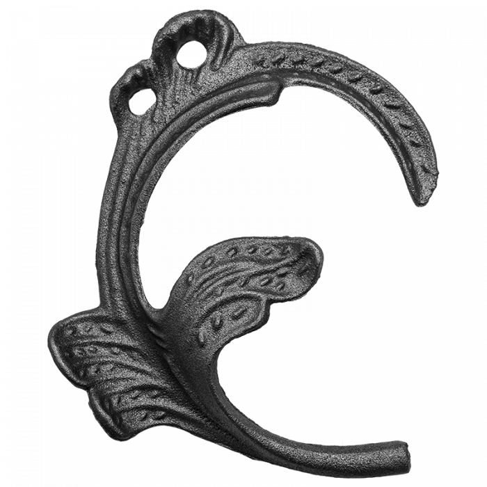 Decorative steel leaf 4 mm H190 x L160 mm ( left )