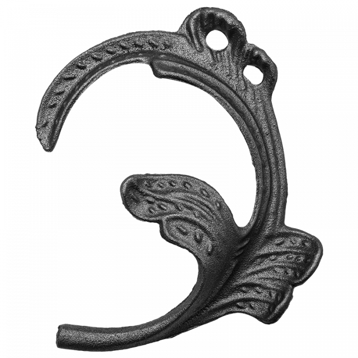 Decorative steel leaf 4 mm H190 x L160 mm ( right )