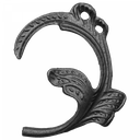 [K52.016] Dekoratīvā lapiņa ( labā ) 4 mm H190 x L160 mm