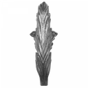 [K50.239] Dekoratīvā lapiņa 2,5 mm H240 x L70 mm