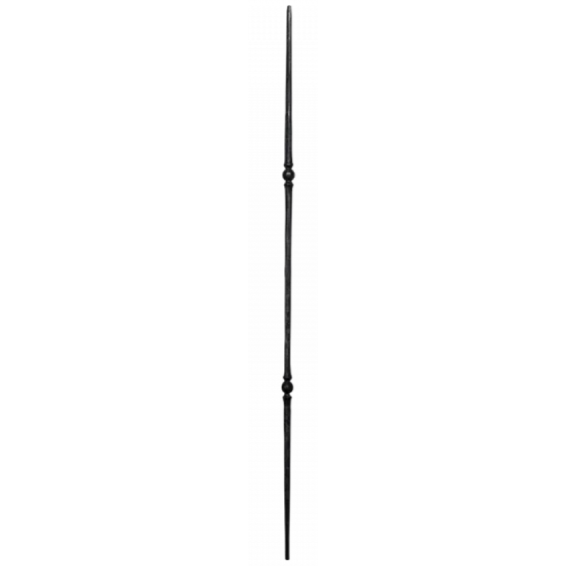 Forged steel baluster d12mm H950 x L25 mm