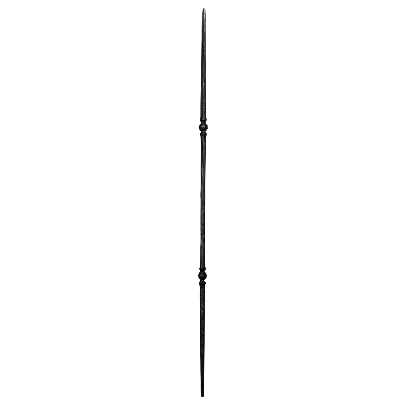 Forged steel baluster d12mm H950 x L25 mm