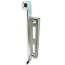 Restrictor catch for narrow post galvanized H320 x L40 mm