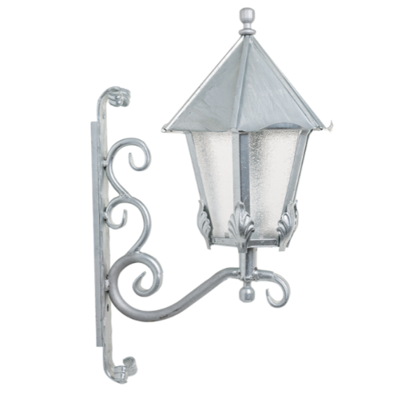 Lamp with hanger, galvanized H670 x L310 mm