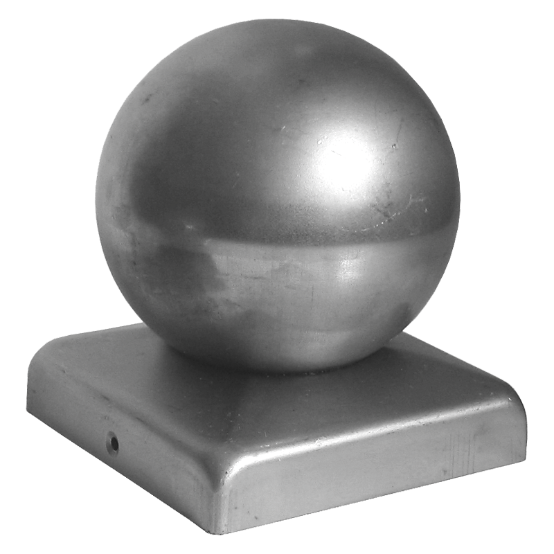 Nosegvāks statnim 80x80mm, bumba D80 mm (cinkots)
