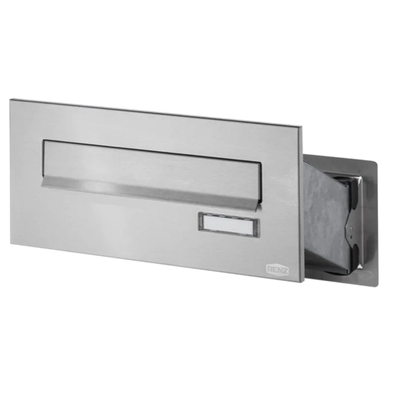 Multifunctional built-in mailbox, silver