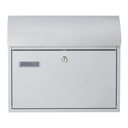 Mailbox 410x330x102mm, silver