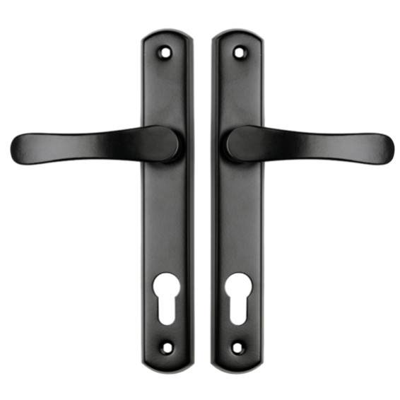 Rokturis, melns L280mm (caurums starp rokturi un cilindru ir 90mm)