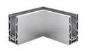 Corner profile, external 197,20x197,20mm (anodized)