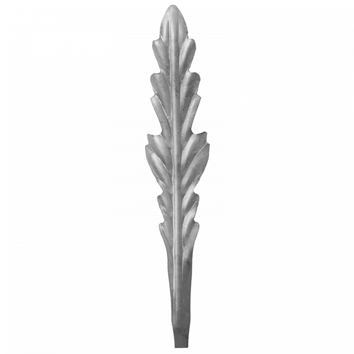 Dekoratīvā lapiņa 2 mm H285 x L56 mm