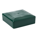Plastmasas vāks 100x100mm (zaļš) (10)