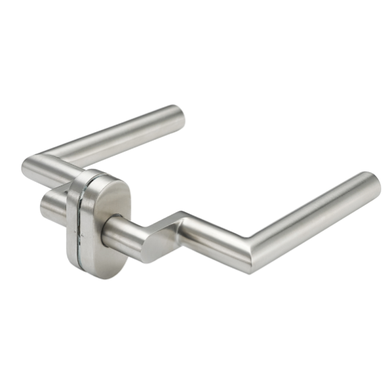 Door handle in stainless steel AISI 304