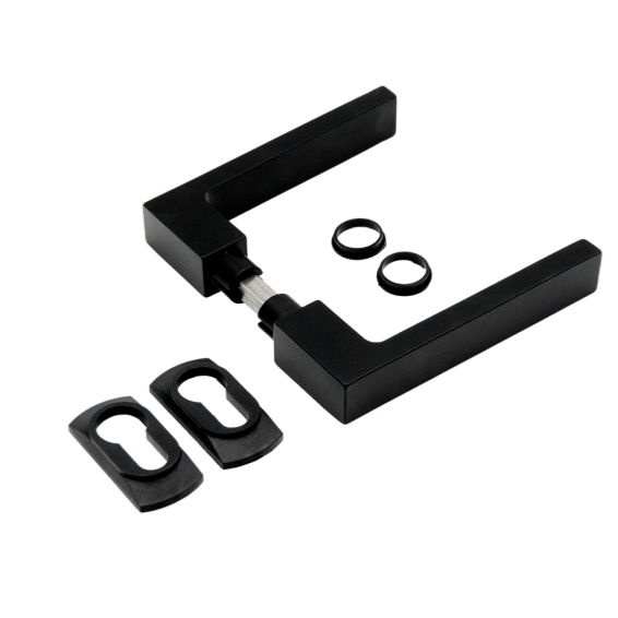 Door handle 115x120mm (black)