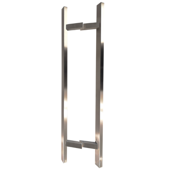 Door handle 45°, 20x40x1000mm, AISI 304 Satin