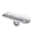 Handrail plate 42,4mm 64x24x4mm AISI 304 Satin