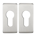 Door lock plate, stainless steel