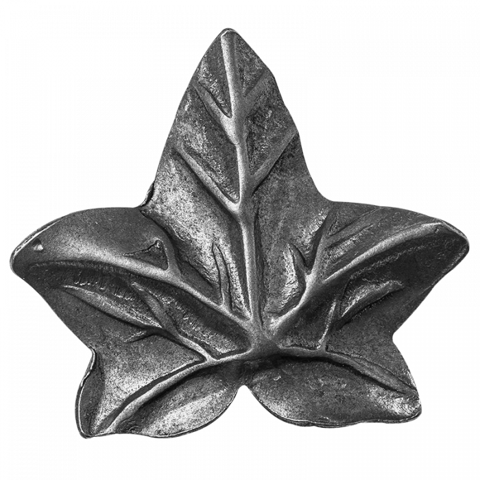 Decorative steel leaf 2 mm H60 x L70 mm