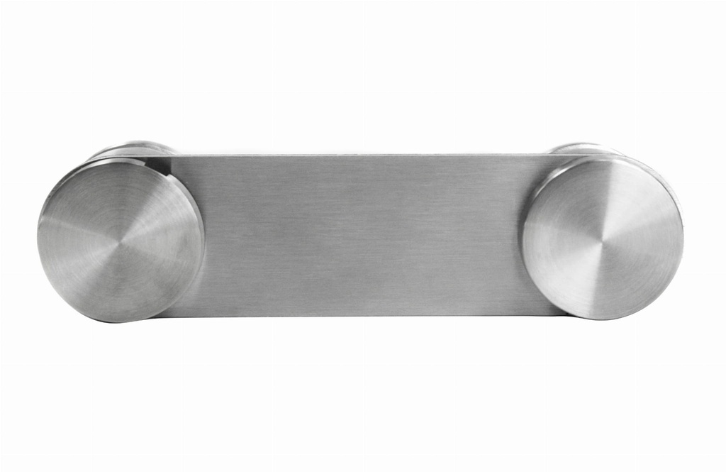 Glass clamp 120х30 mm, AISI 304 (8-12.76mm)