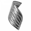 [K50.122] Dekoratīvā lapiņa  H80 x L40 mm