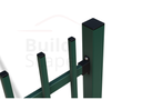 MEP2 Metal fence RAL6005