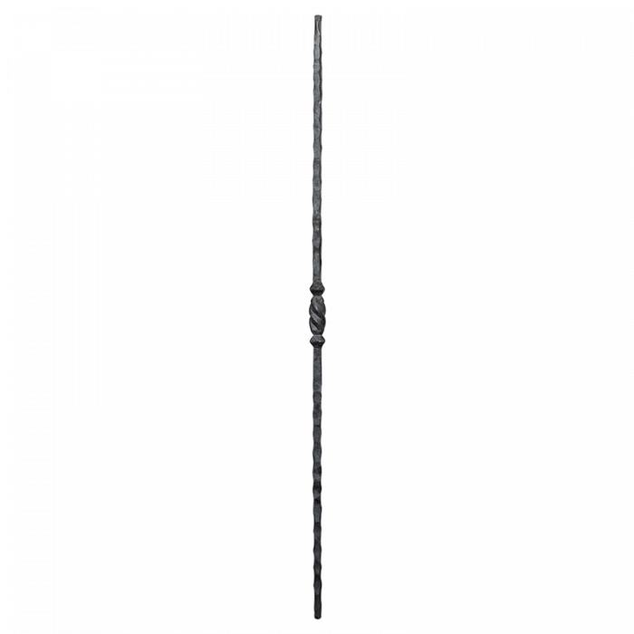 Forged steel baluster 14x14 mm H950 x L30 mm