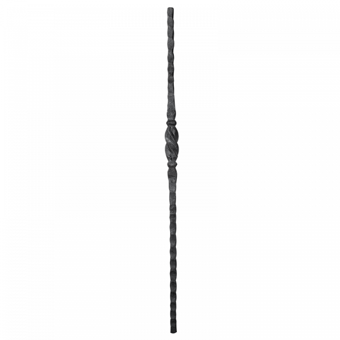 Forged steel baluster  25 mm H1200 x L50 mm